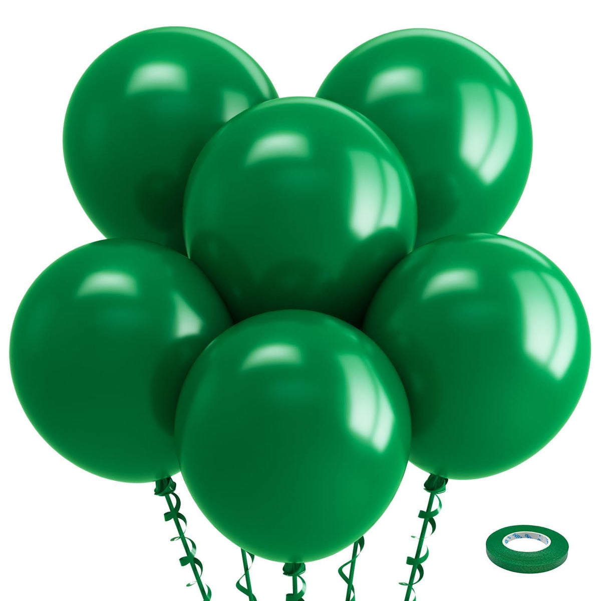 Bezente Assorted Latex Rainbow Balloons 100 Pack 12 inch