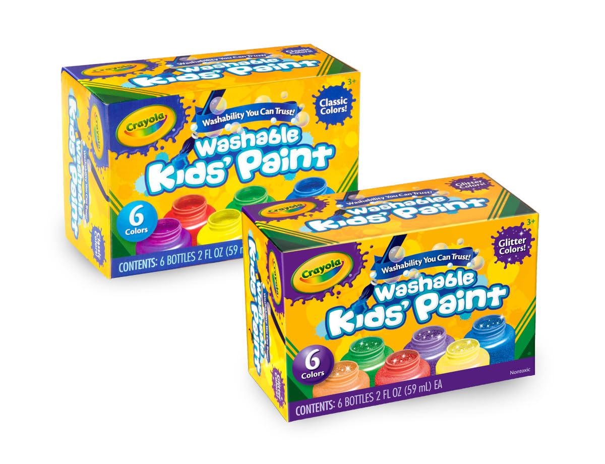 Crayola Paint Pendulum (30pcs), Washable Paint Kit, Kids Arts & Crafts, Art Toys for Girls & Boys, Gift for Kids, Ages 7+