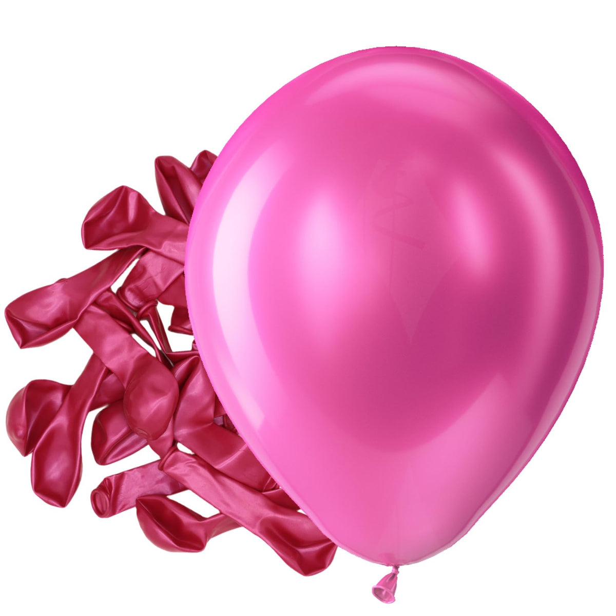Bezente Assorted Latex Rainbow Balloons 100 Pack 12 inch