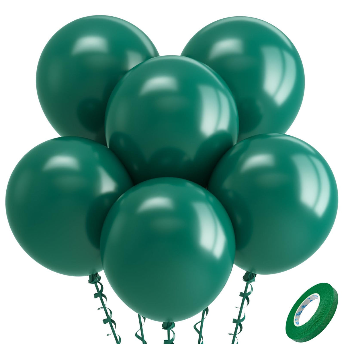 Bezente Assorted Latex Rainbow Balloons 100 Pack 12 inch
