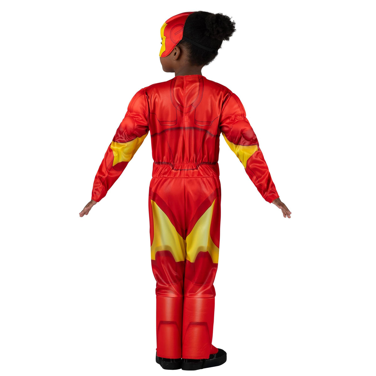 MARVEL Official Toddler Deluxe Halloween Costume - Premium Quality Padded Jumpsuit and Fabric Headpiece (3T-4T)