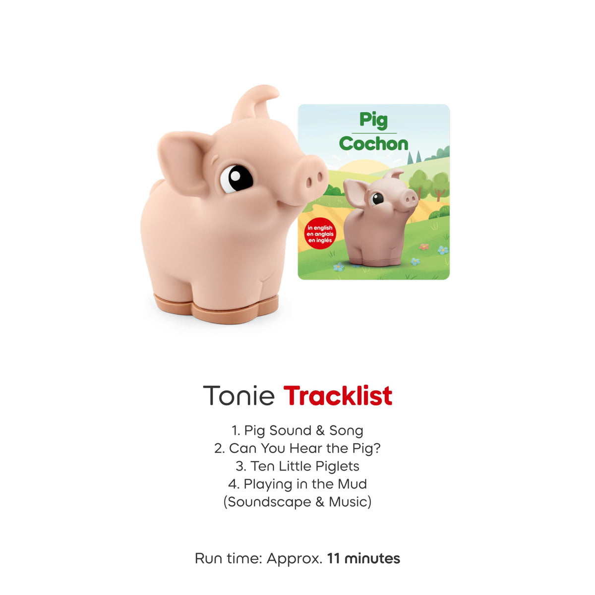 Toniebox 2 My First Farm Bundle for Kids 1+ with Soft and Squeezable Cow, Horse, and Pig - Cloud Pink