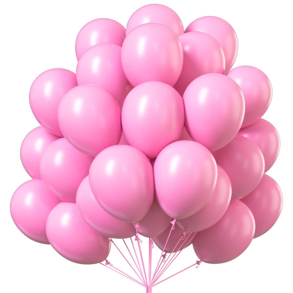 PartyWoo Red Balloons 50pcs Red Helium Latex Balloons 12 Inch