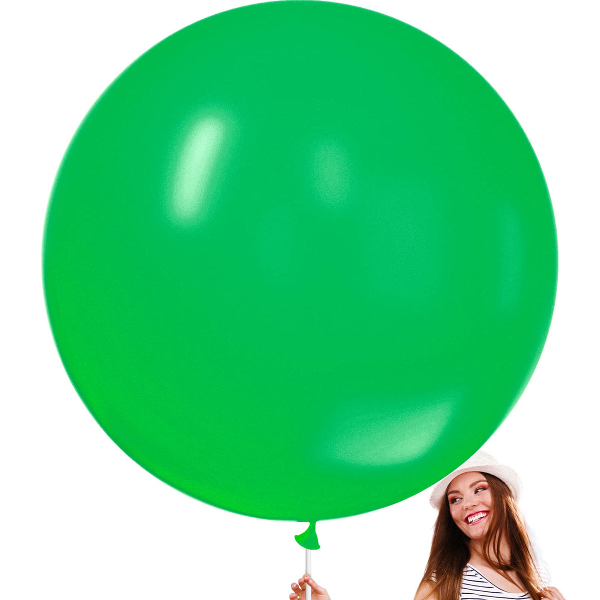 PartyWoo White Balloons 155pcs Matte White Latex Balloons Different Sizes
