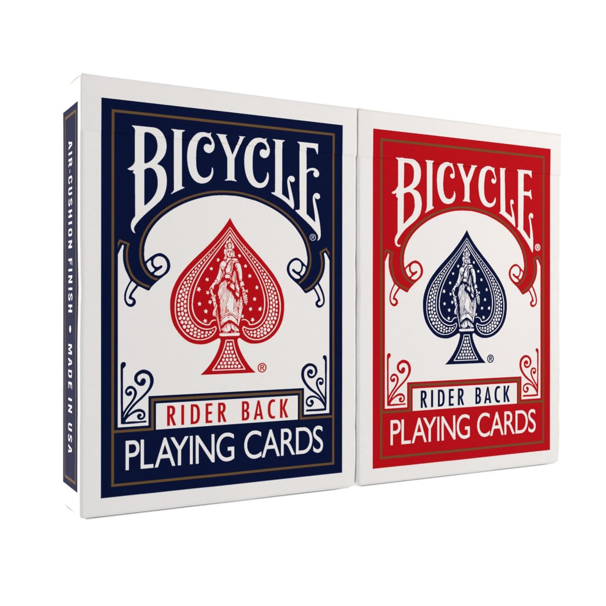 Bicycle Rider Back Playing Cards 12 Pack Poker Size Red Blue Bulk Set
