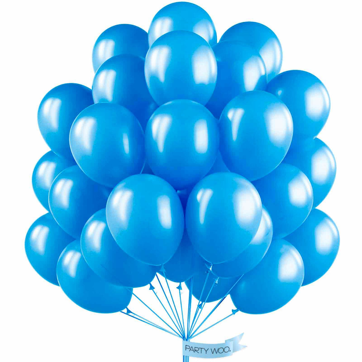 PartyWoo Red Balloons 50pcs Red Helium Latex Balloons 12 Inch