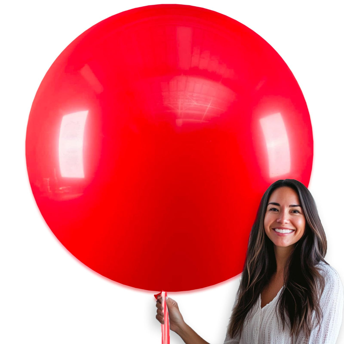 PartyWoo White Balloons 155pcs Matte White Latex Balloons Different Sizes