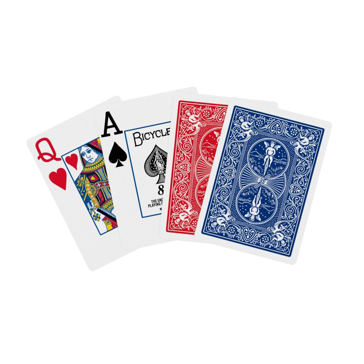 Bicycle Rider Back Playing Cards 12 Pack Poker Size Red Blue Bulk Set
