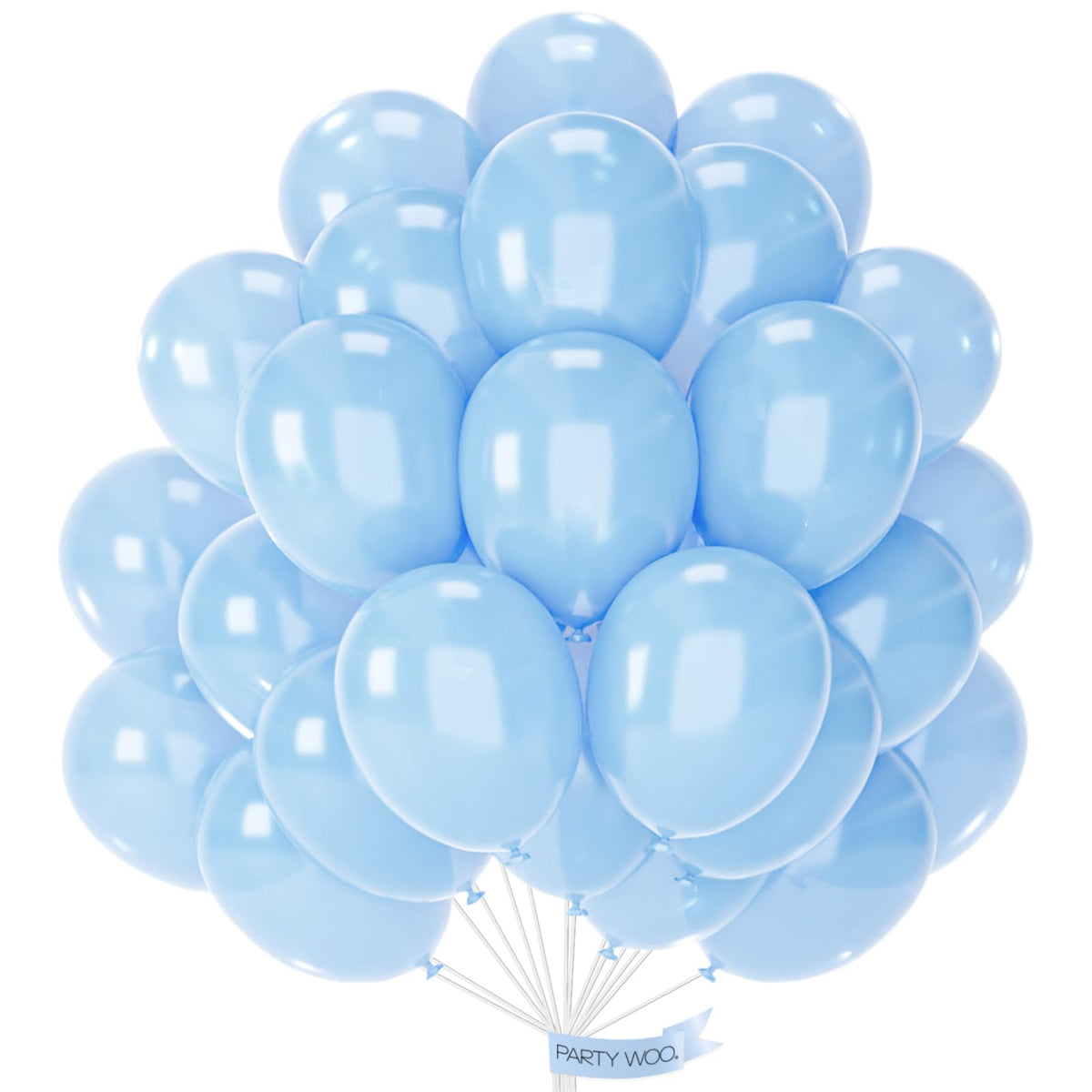 PartyWoo Red Balloons 50pcs Red Helium Latex Balloons 12 Inch