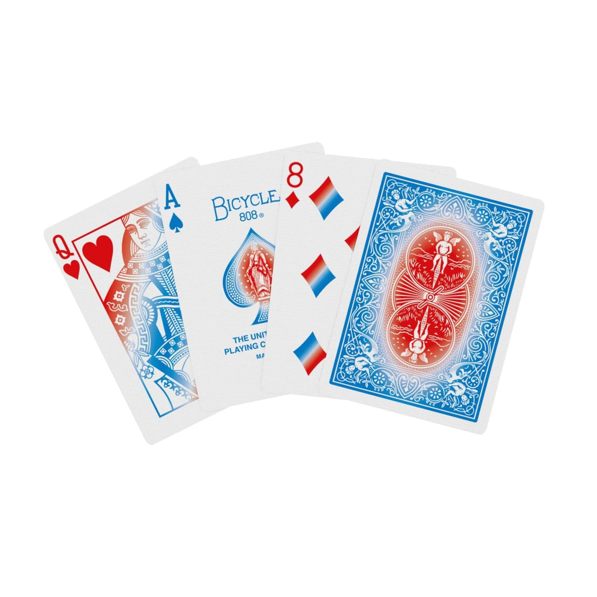 Bicycle Rider Back Playing Cards 12 Pack Poker Size Red Blue Bulk Set