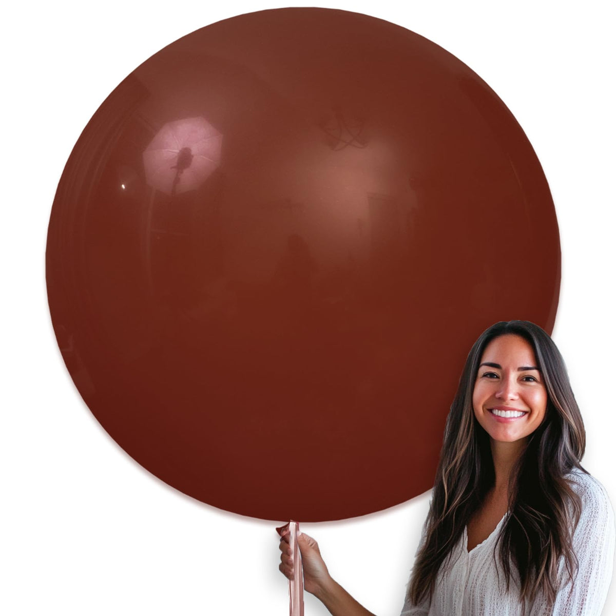 PartyWoo White Balloons 155pcs Matte White Latex Balloons Different Sizes