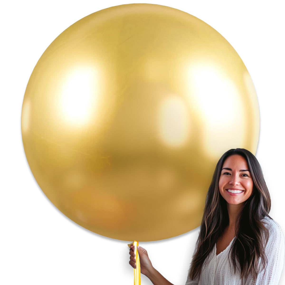PartyWoo White Balloons 155pcs Matte White Latex Balloons Different Sizes