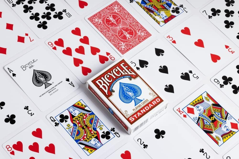 Bicycle Rider Back Playing Cards 12 Pack Poker Size Red Blue Bulk Set