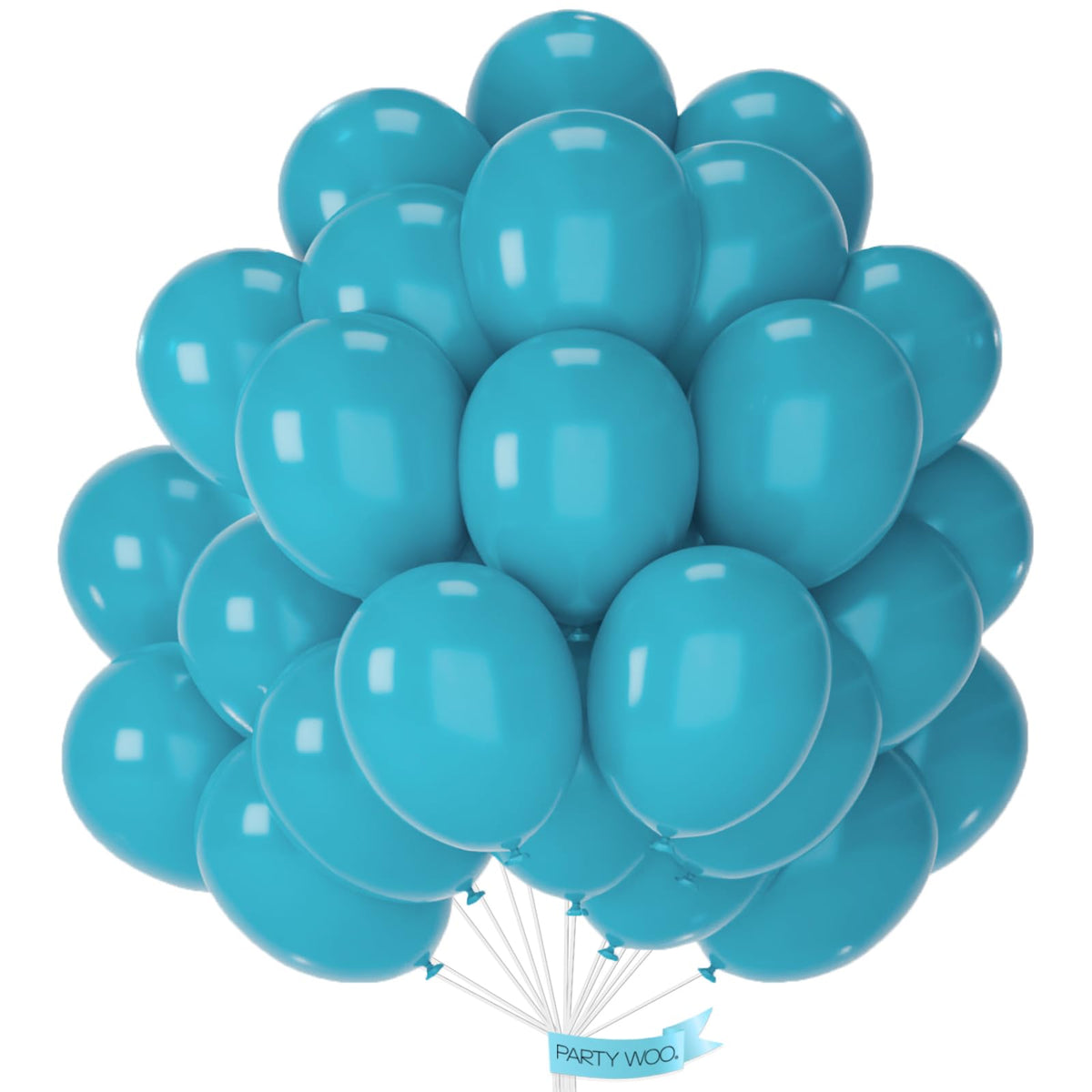 PartyWoo Red Balloons 50pcs Red Helium Latex Balloons 12 Inch