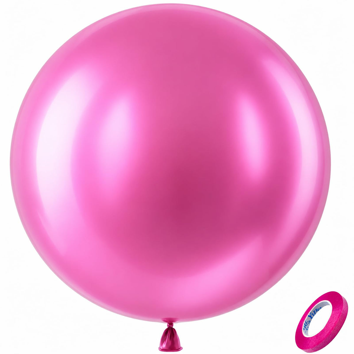 Bezente Assorted Latex Rainbow Balloons 100 Pack 12 inch
