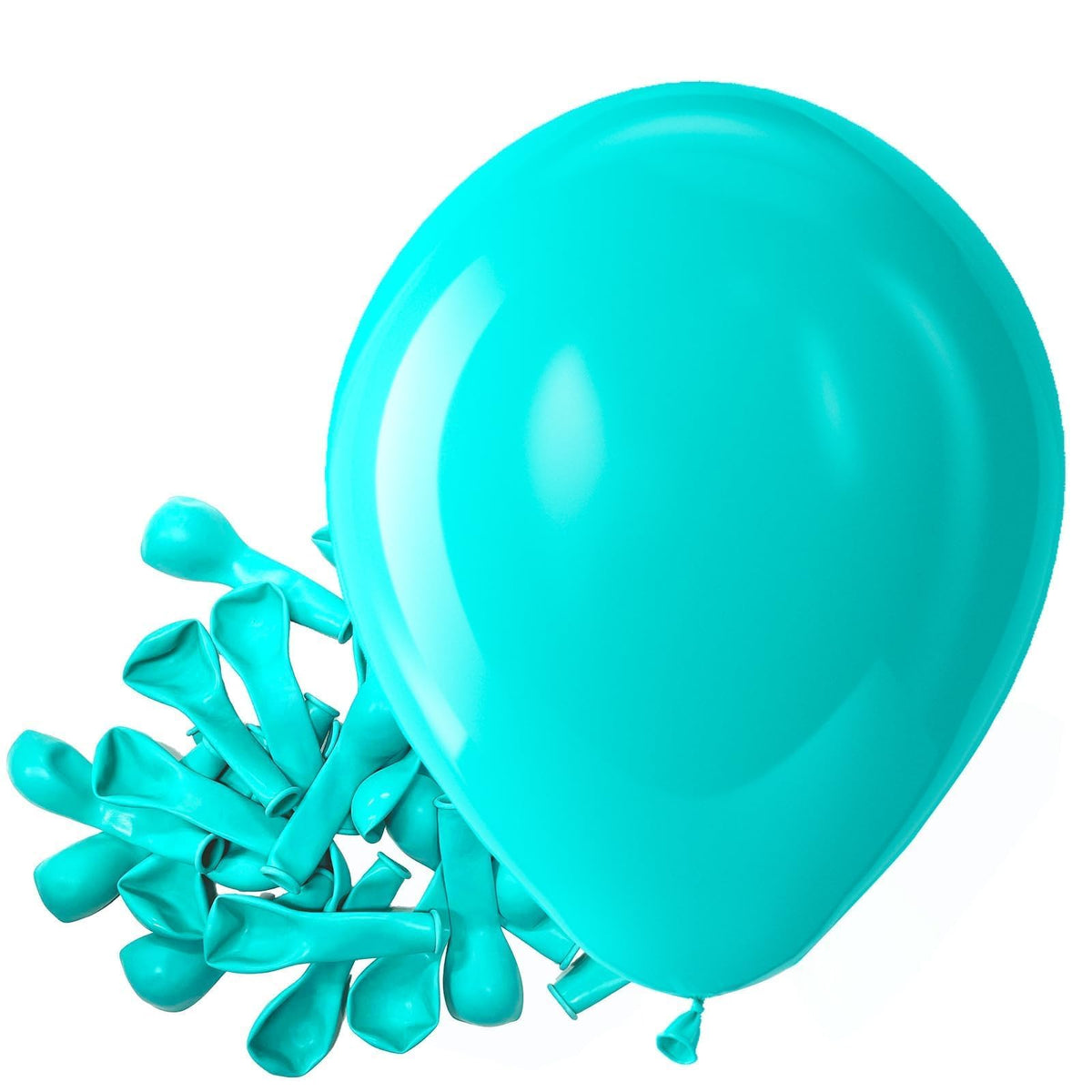 Bezente Assorted Latex Rainbow Balloons 100 Pack 12 inch