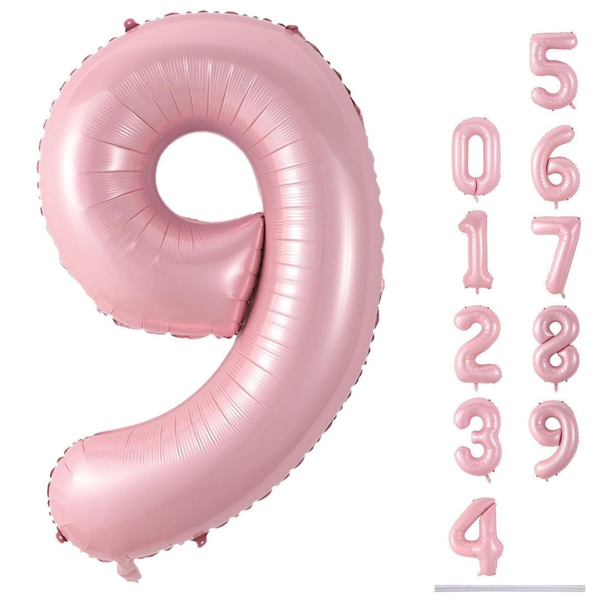 40 Inch Balloon Number 3 Blue, Large Foil Number Balloons Set 0-9, Digital 3 Helium Balloons for Boys Men 3rd 13th 30th Birthday Anniversary Graduation New Year's Eve Party Decoration Supplies