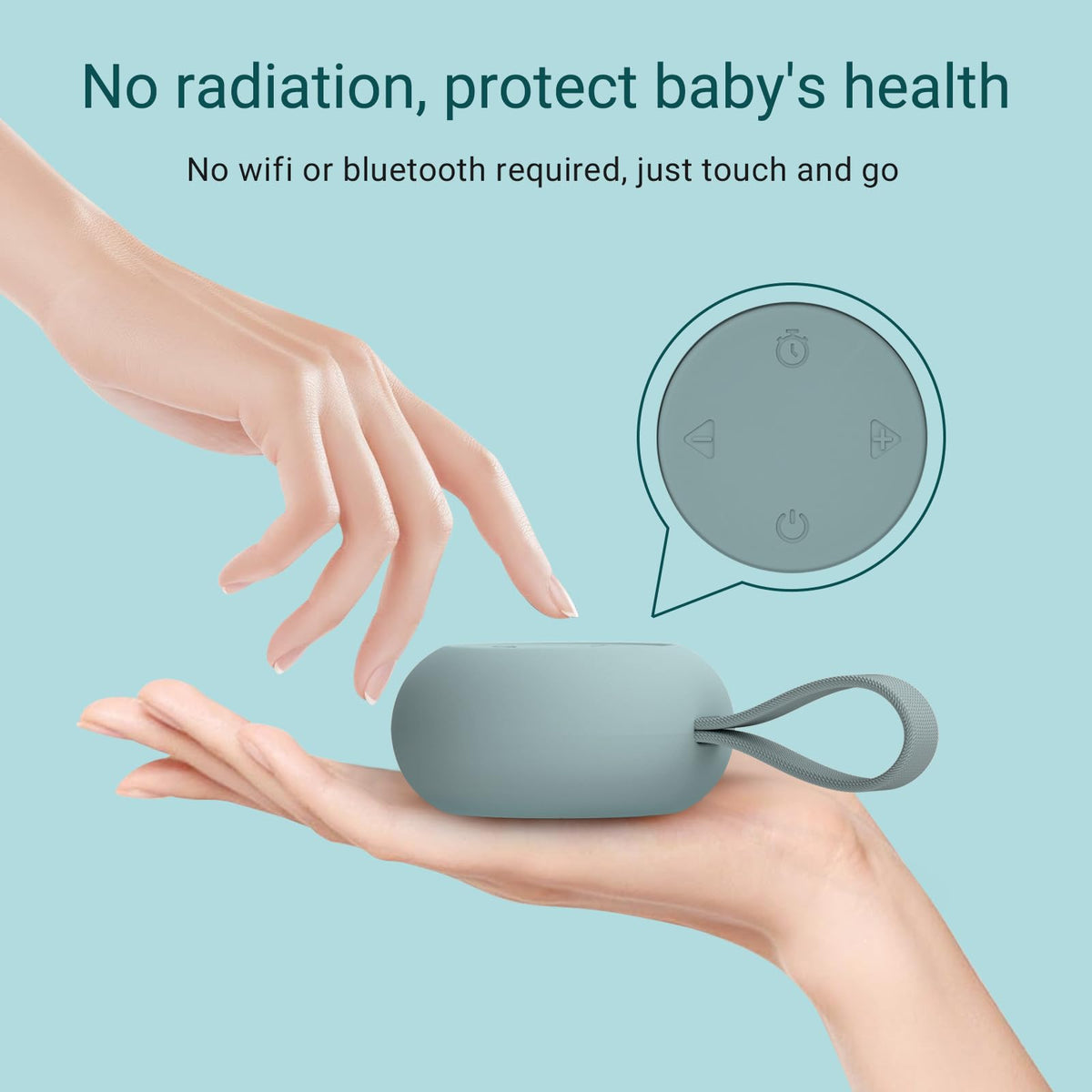 Portable Baby Sound Machine & Essentials for Babies & Kids-Rose