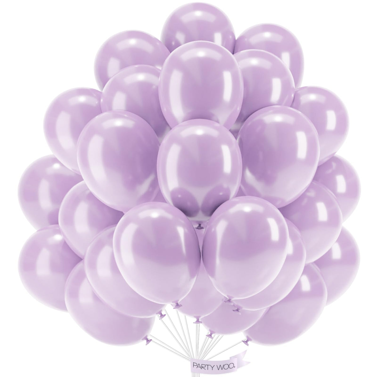 PartyWoo Red Balloons 50pcs Red Helium Latex Balloons 12 Inch