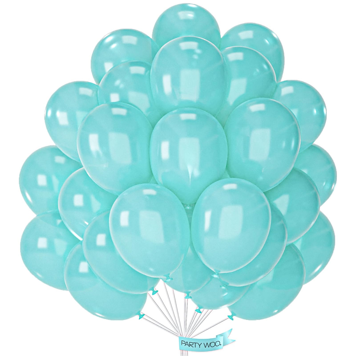 PartyWoo Red Balloons 50pcs Red Helium Latex Balloons 12 Inch