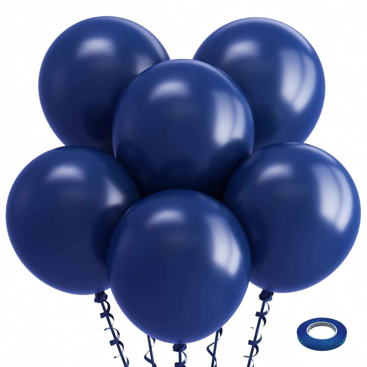Bezente Assorted Latex Rainbow Balloons 100 Pack 12 inch