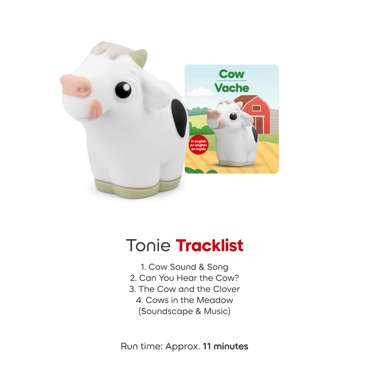 Toniebox 2 My First Farm Bundle for Kids 1+ with Soft and Squeezable Cow, Horse, and Pig - Cloud Pink