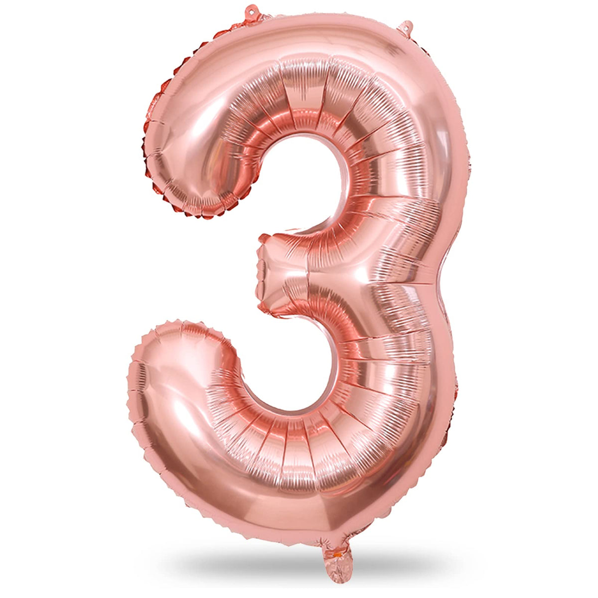 40 Inch Balloon Number 3 Blue, Large Foil Number Balloons Set 0-9, Digital 3 Helium Balloons for Boys Men 3rd 13th 30th Birthday Anniversary Graduation New Year's Eve Party Decoration Supplies