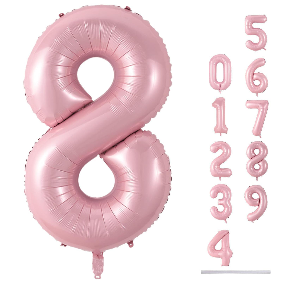 40 Inch Balloon Number 3 Blue, Large Foil Number Balloons Set 0-9, Digital 3 Helium Balloons for Boys Men 3rd 13th 30th Birthday Anniversary Graduation New Year's Eve Party Decoration Supplies