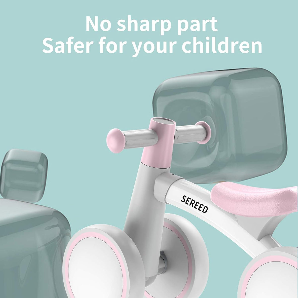 SEREED Baby Balance Bike for 1 Year Old Boy Girl, First Birthday Gift Toy