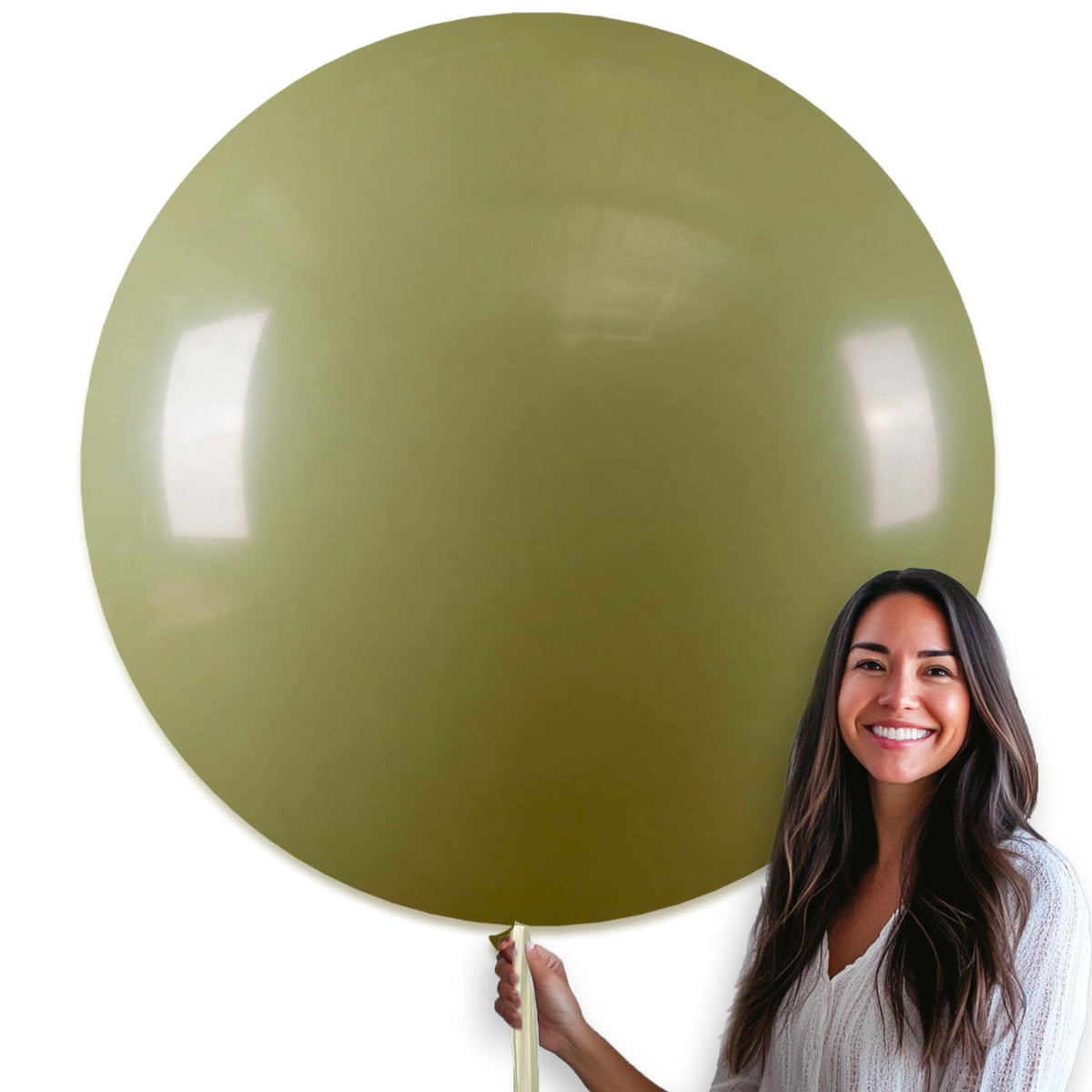 PartyWoo White Balloons 155pcs Matte White Latex Balloons Different Sizes