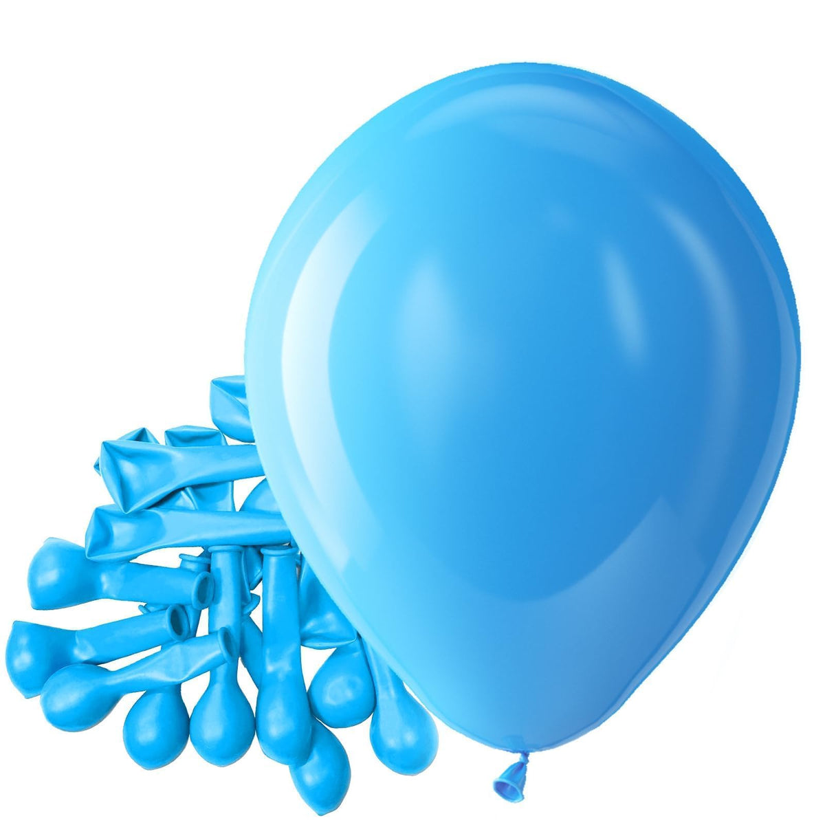 Bezente Assorted Latex Rainbow Balloons 100 Pack 12 inch