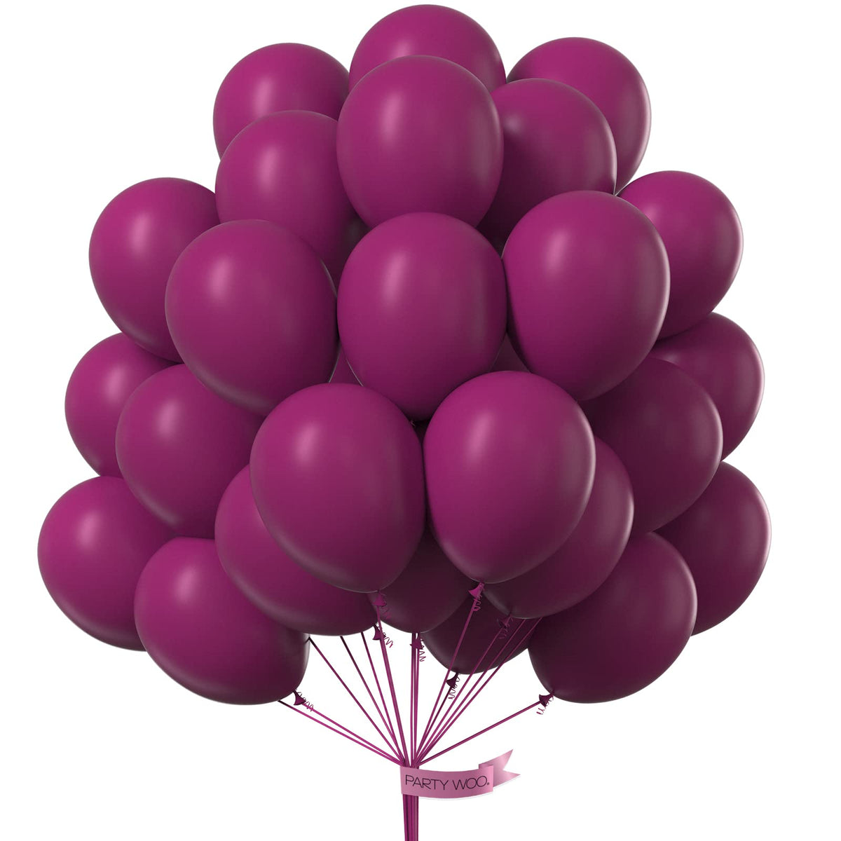 PartyWoo Red Balloons 50pcs Red Helium Latex Balloons 12 Inch