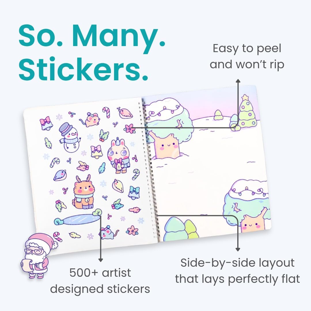 Cupkin Spooky Village Halloween Coloring & Sticker Book | 300+ Stickers