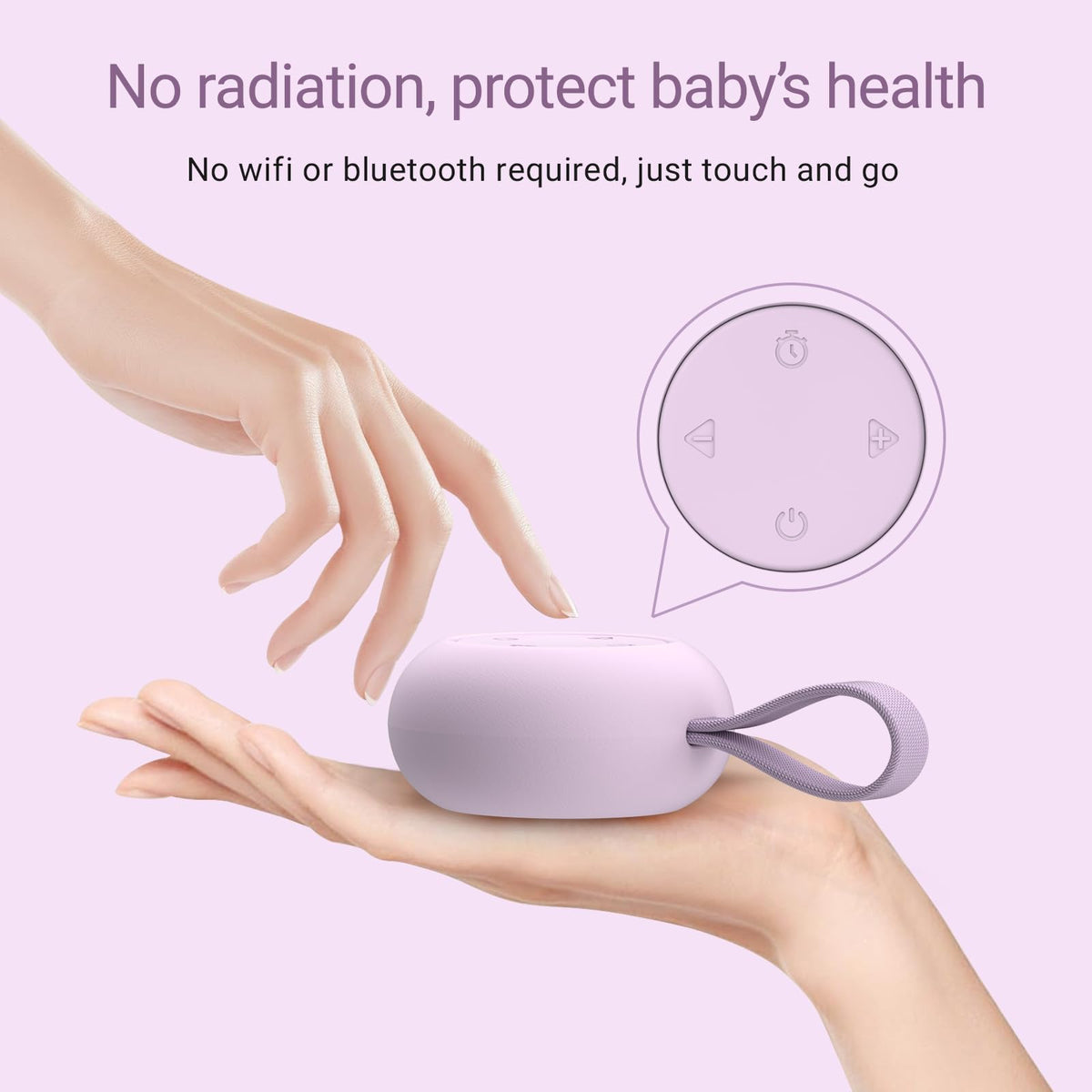 Portable Baby Sound Machine & Essentials for Babies & Kids-Rose