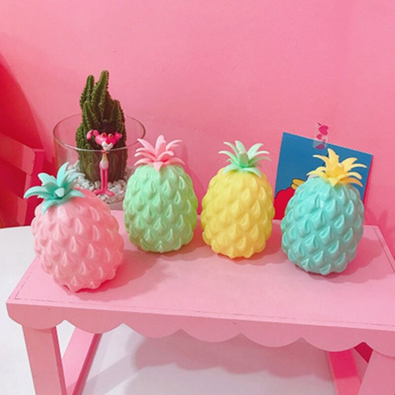 Pineapple Anti Stress Grape Ball Funny Gadget Vent Decompression Toys For Children Stress Autism Hand Wrist Squeeze Toys