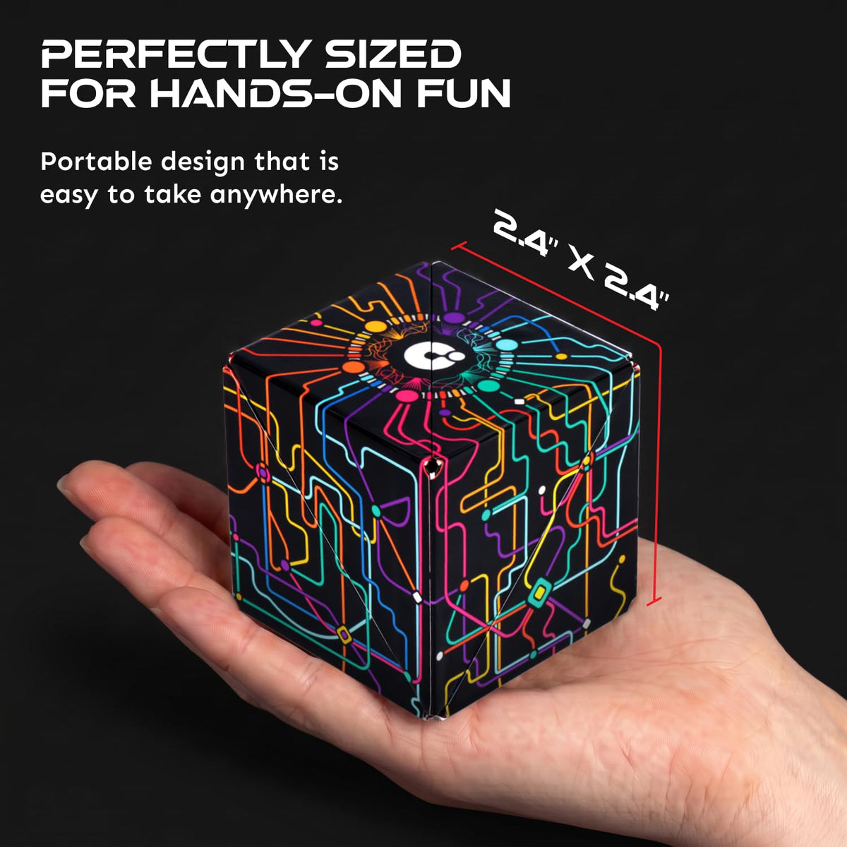 Shashibo DODECA Magnetic Puzzle Cube, Stress Relief Fidget Toy
