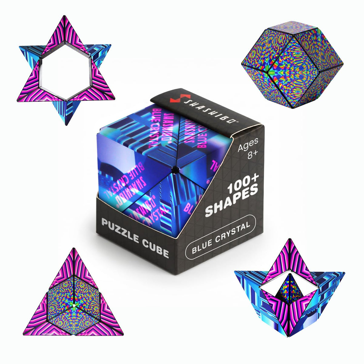 Shashibo DODECA Magnetic Puzzle Cube, Stress Relief Fidget Toy