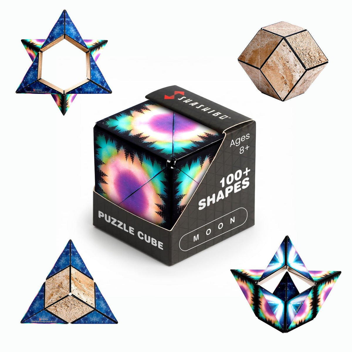 Shashibo DODECA Magnetic Puzzle Cube, Stress Relief Fidget Toy