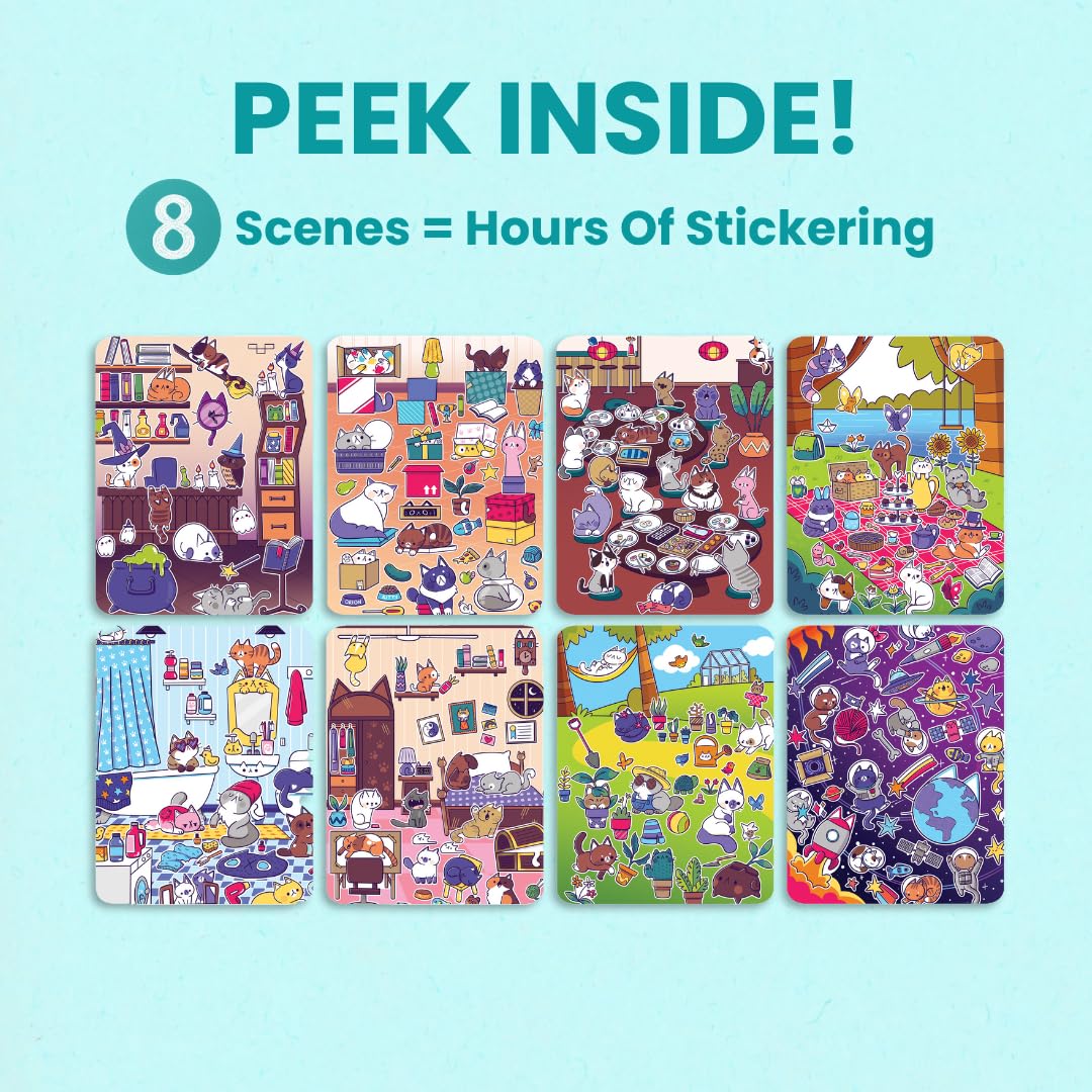 Cupkin Spooky Village Halloween Coloring & Sticker Book | 300+ Stickers