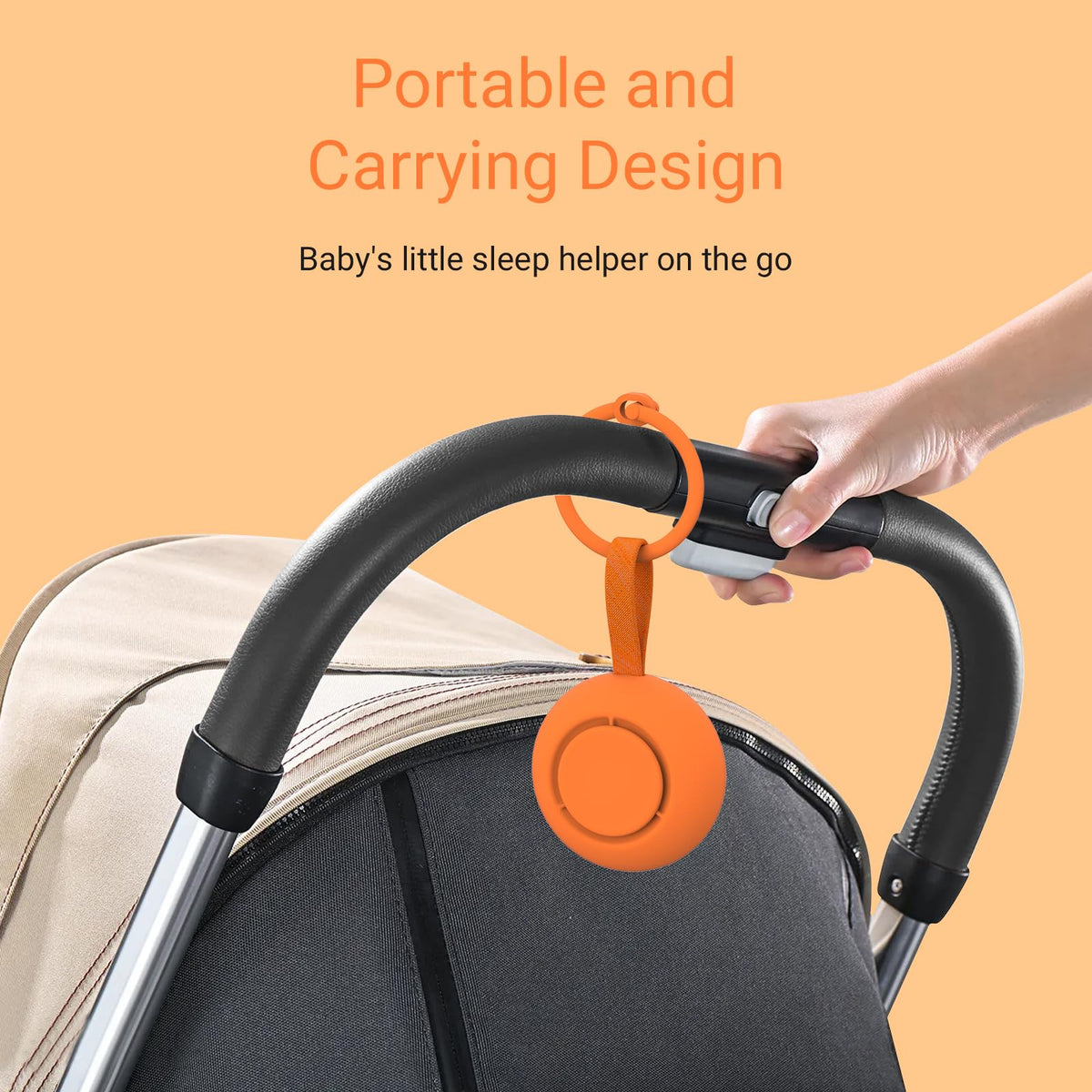 Portable Baby Sound Machine & Essentials for Babies & Kids-Rose