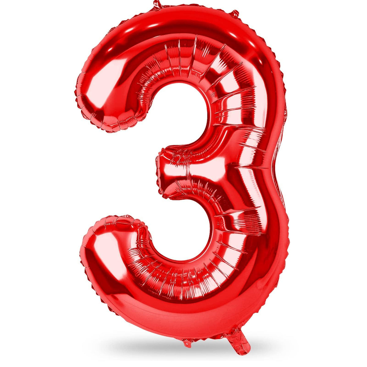40 Inch Balloon Number 3 Blue, Large Foil Number Balloons Set 0-9, Digital 3 Helium Balloons for Boys Men 3rd 13th 30th Birthday Anniversary Graduation New Year's Eve Party Decoration Supplies
