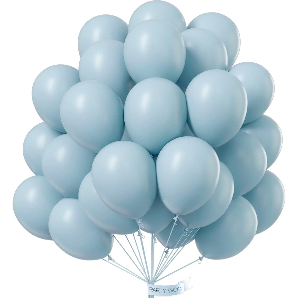 PartyWoo Red Balloons 50pcs Red Helium Latex Balloons 12 Inch
