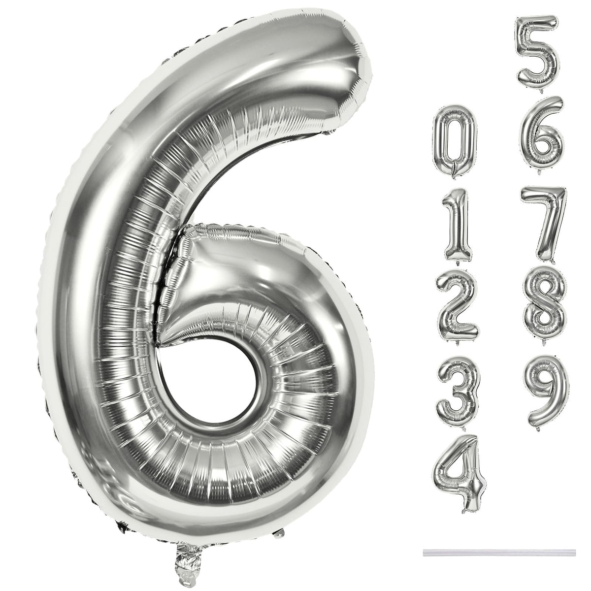 40 Inch Balloon Number 3 Blue, Large Foil Number Balloons Set 0-9, Digital 3 Helium Balloons for Boys Men 3rd 13th 30th Birthday Anniversary Graduation New Year's Eve Party Decoration Supplies