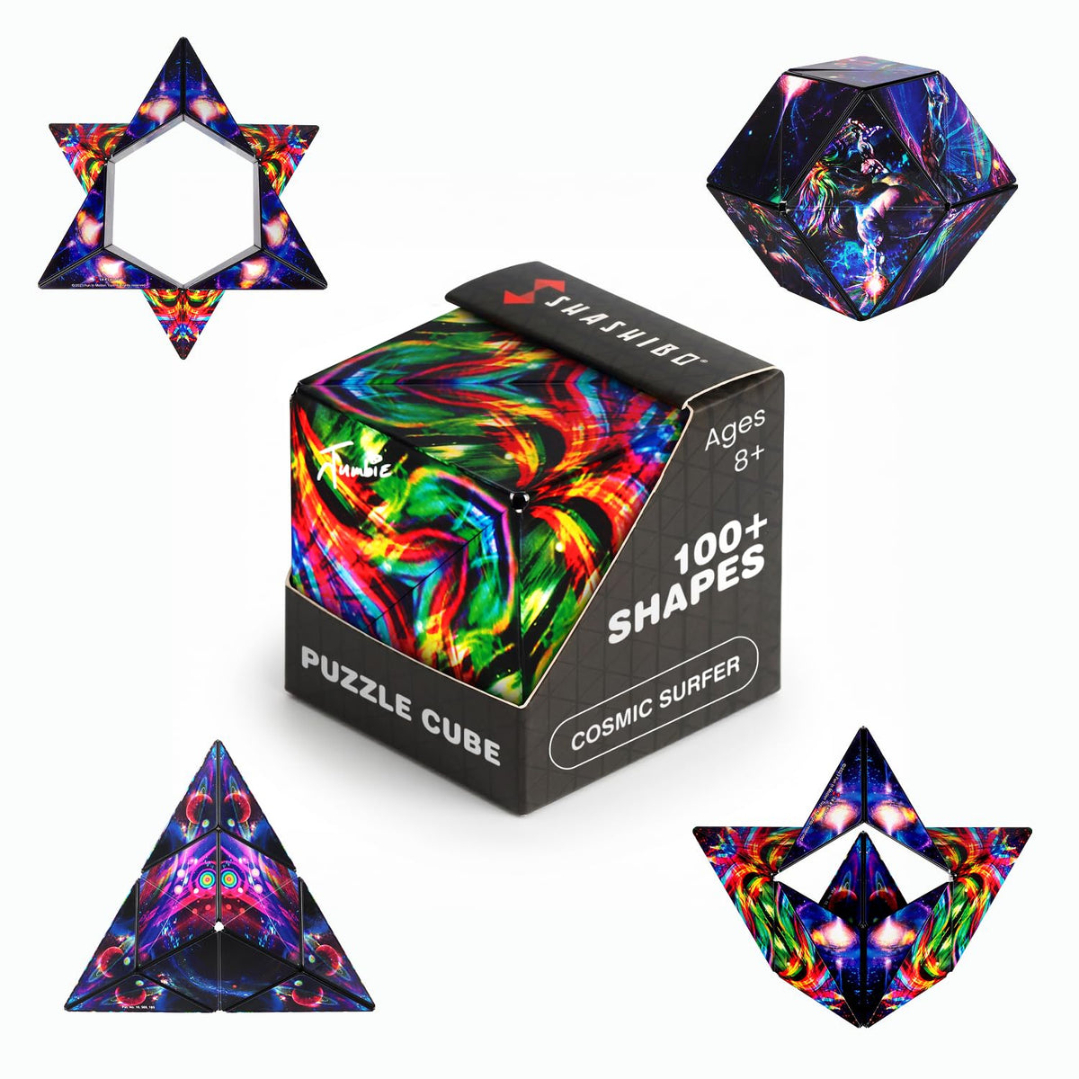 Shashibo DODECA Magnetic Puzzle Cube, Stress Relief Fidget Toy