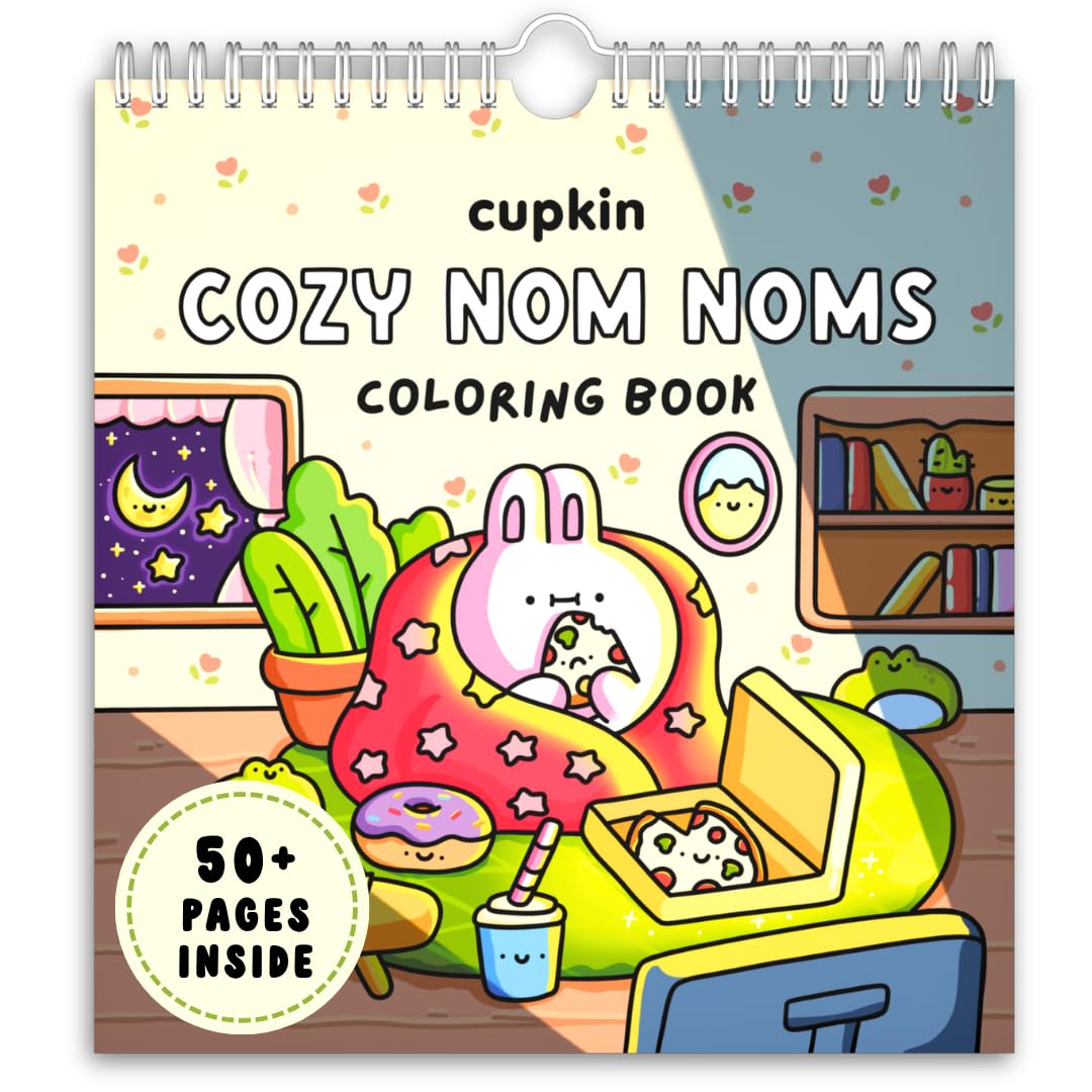Cupkin Spooky Village Halloween Coloring & Sticker Book | 300+ Stickers