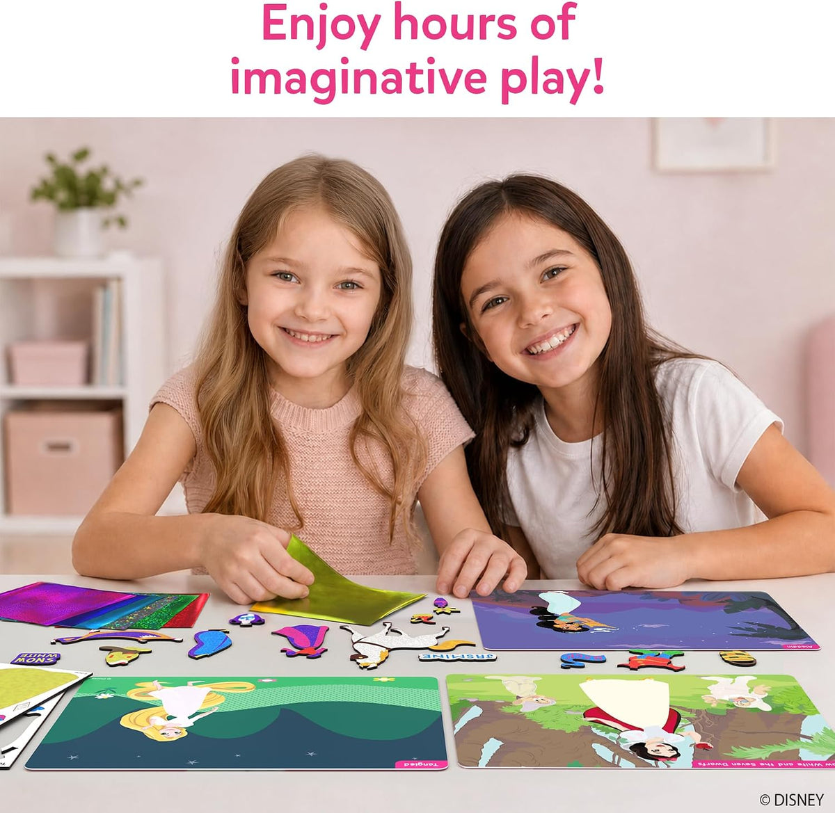 Skillmatics Foil Fun Disney Princess, Foil Art & Craft Kit, Gift for Kids