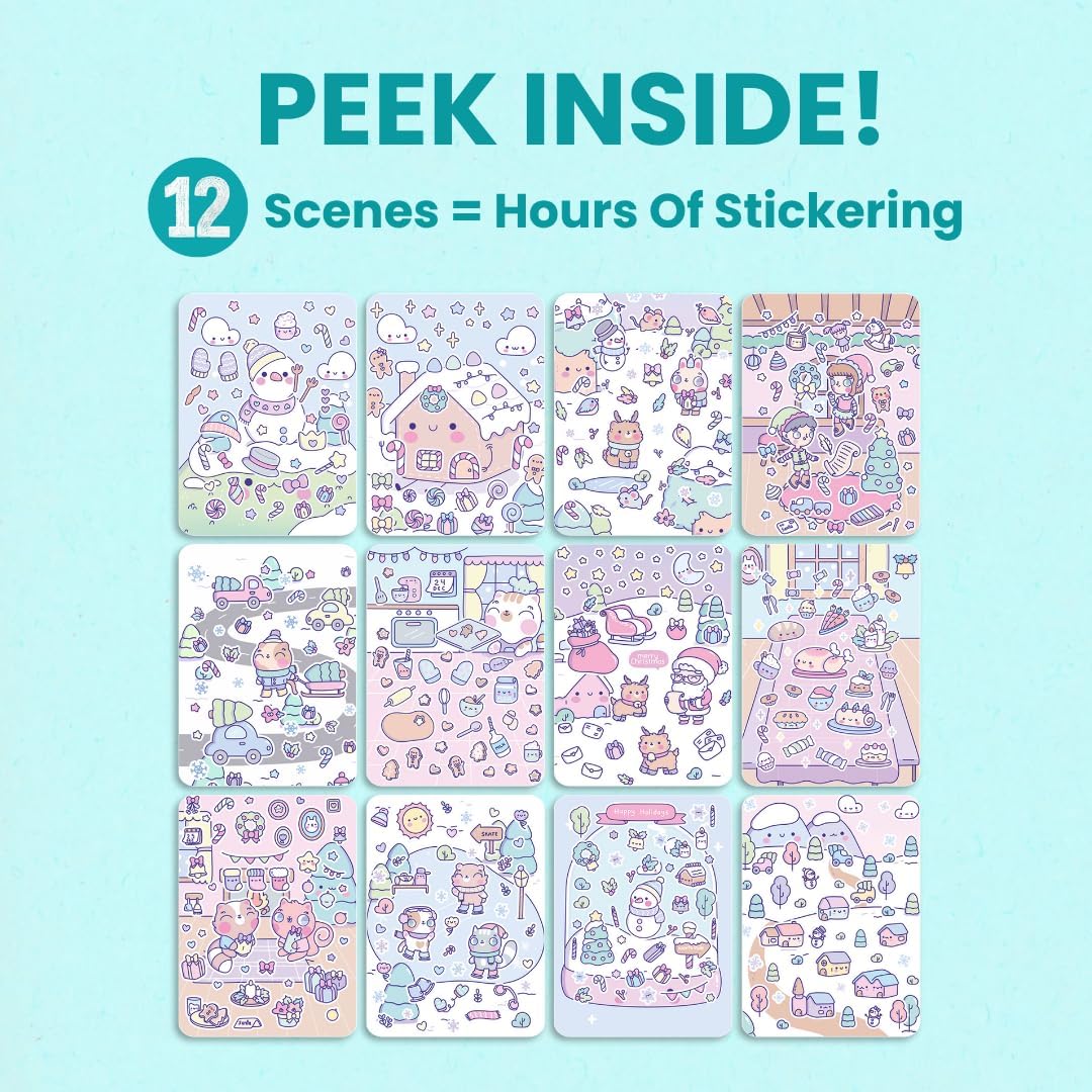 Cupkin Spooky Village Halloween Coloring & Sticker Book | 300+ Stickers
