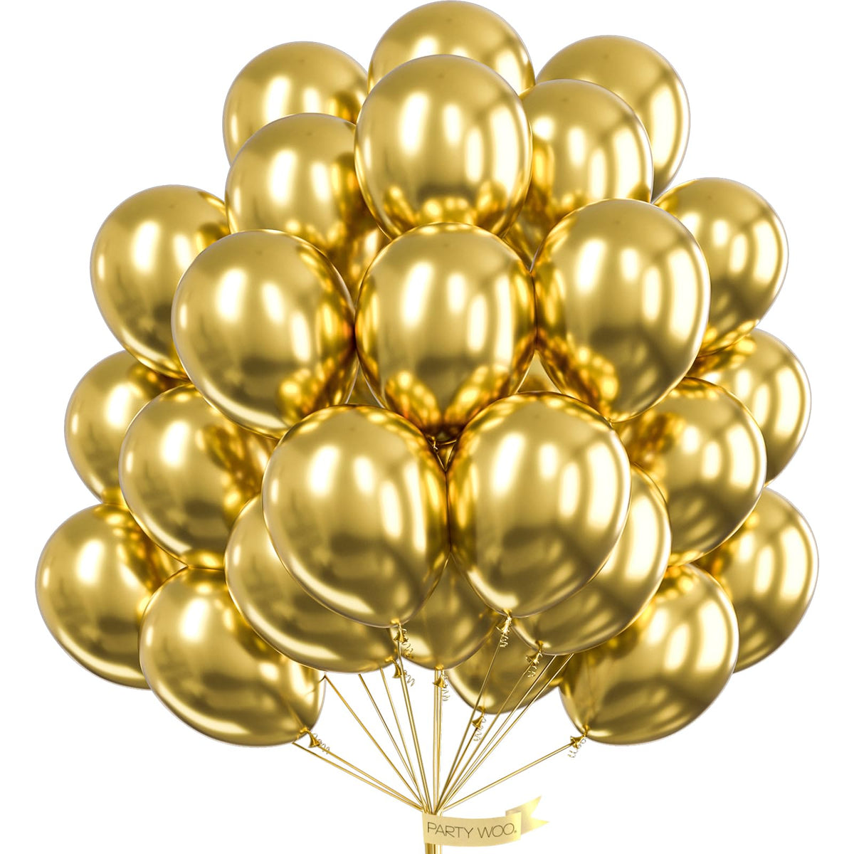 PartyWoo Red Balloons 50pcs Red Helium Latex Balloons 12 Inch