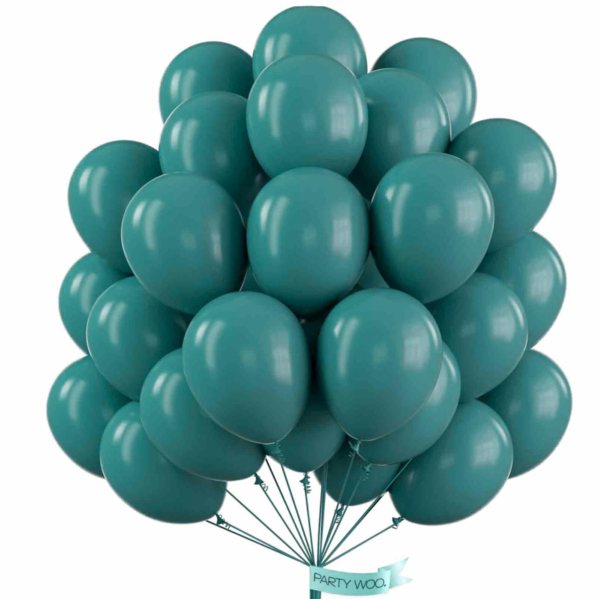 PartyWoo Red Balloons 50pcs Red Helium Latex Balloons 12 Inch