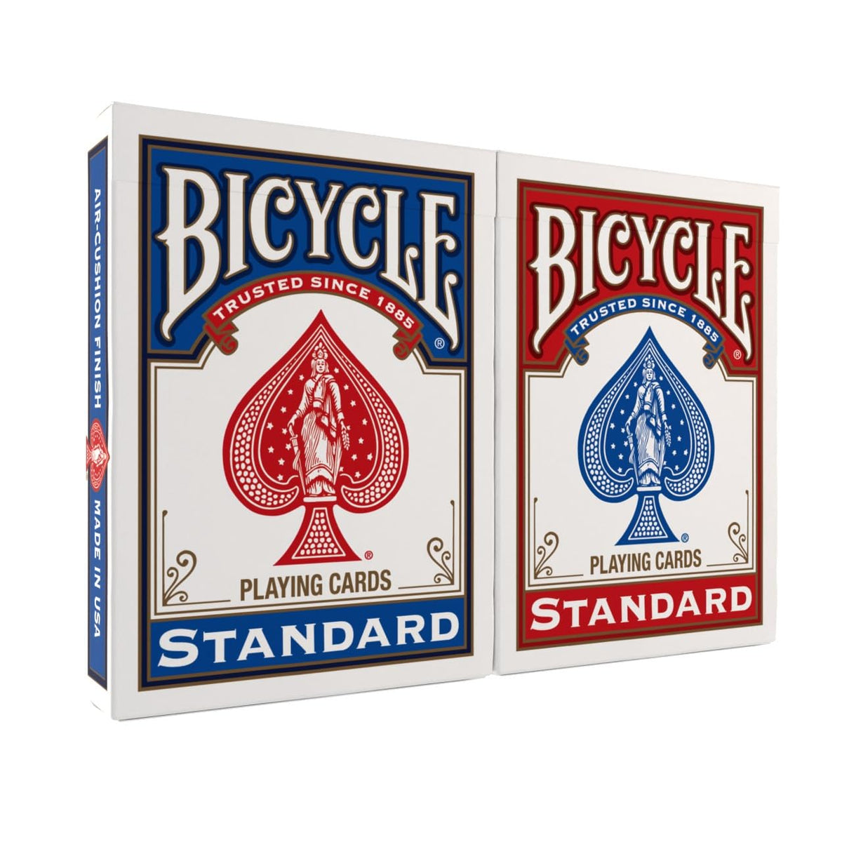 Bicycle Rider Back Playing Cards 12 Pack Poker Size Red Blue Bulk Set